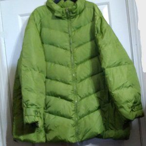 NWOT Green Puffer Jacket